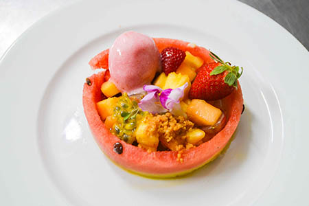 Exotic fruit salad